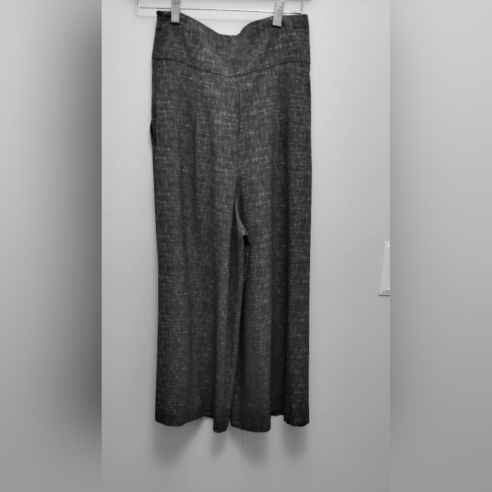 Milly Italian Cady Culotte Wide Leg Pants Navy